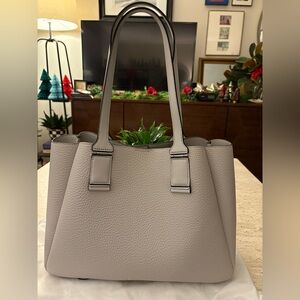 Calvin Klein Dove Gray Jett Tote Bag